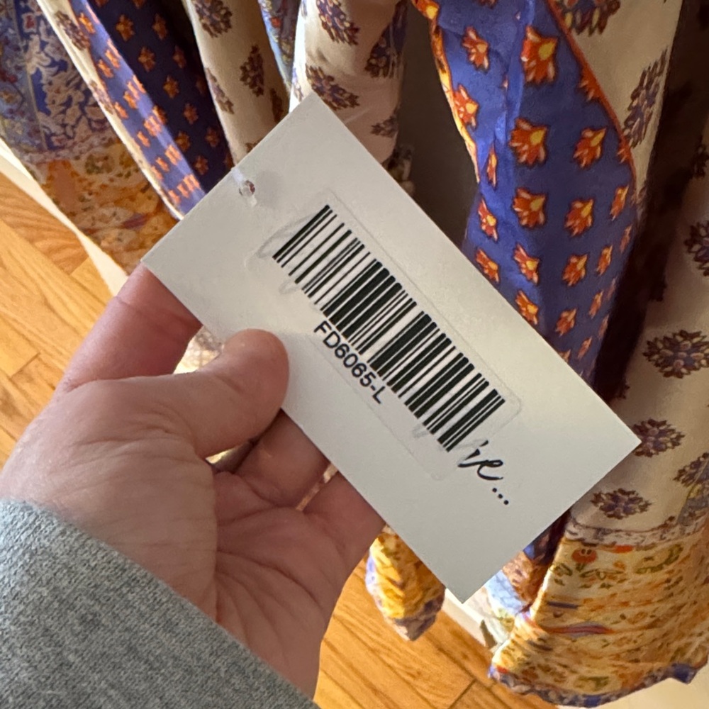 12th Tribe Multicolor Patterned Top NWT - image 4